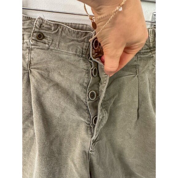 Anthropologie Olive Green Liza Utility Shorts - Picture 10 of 11